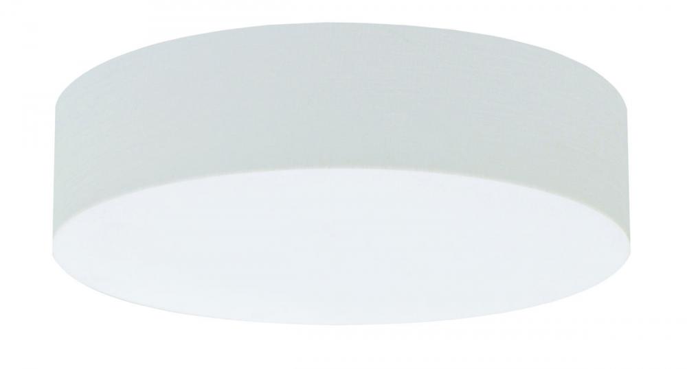 Anton 12&#39;&#39; LED Ceiling - Linen White Finish