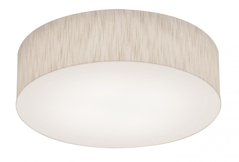 Anton 19&#39;&#39; LED Ceiling - Jute Shade