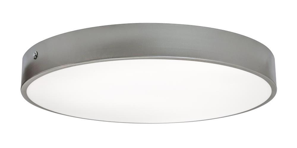 Bailey 19&#39;&#39; LED Flush Mount,120-277V,30W,5 CCT,SN