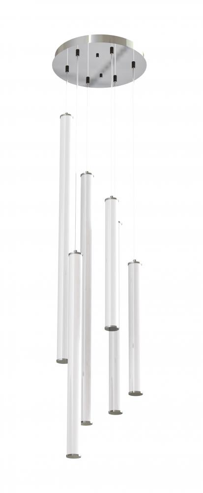 Caden 6 Light LED Round Pendant