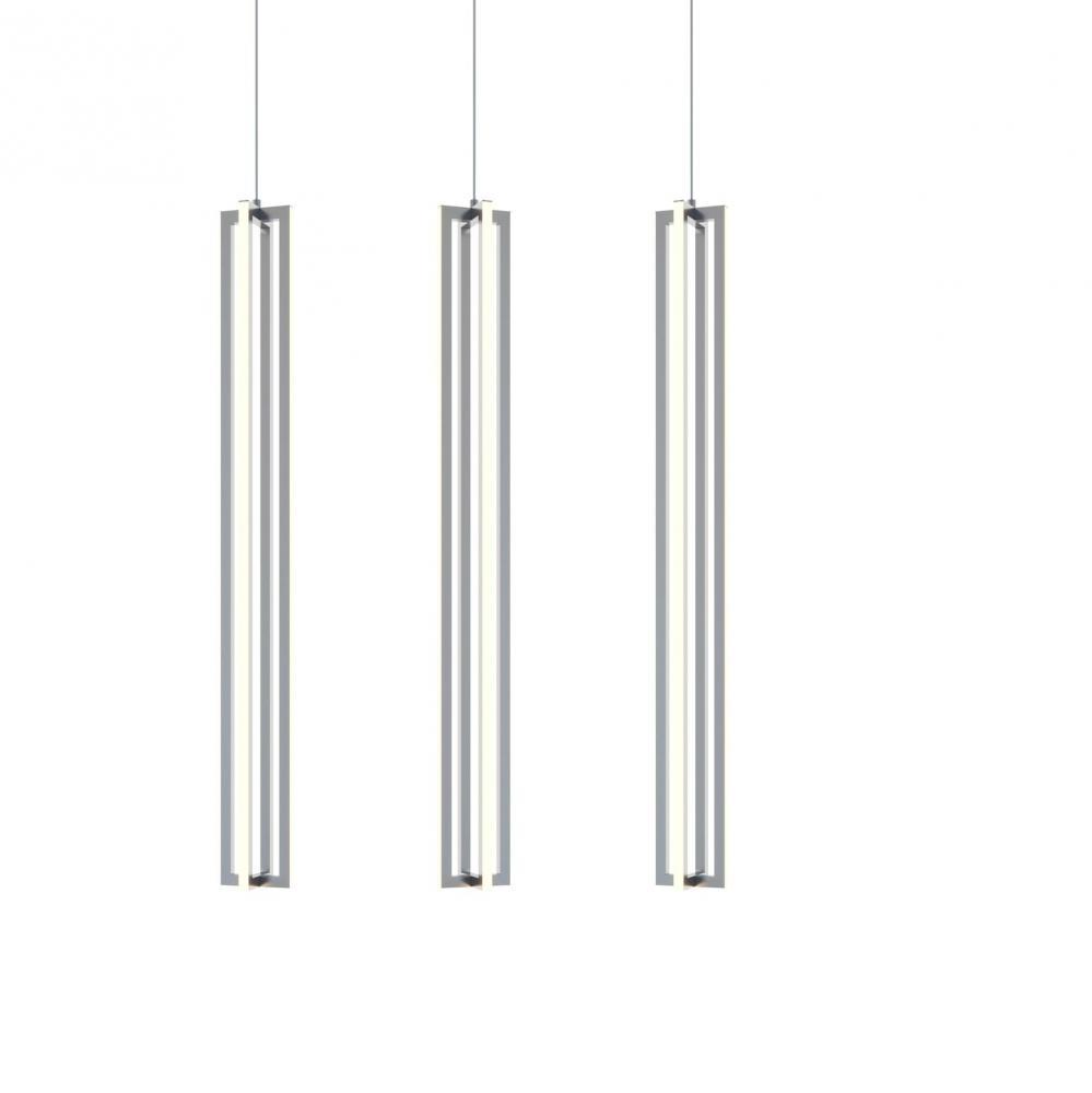 Cass 36&#39;&#39; 3 Light Medium Linear Pendant - SN