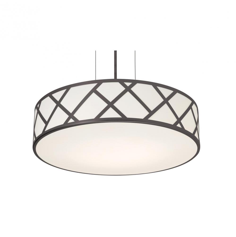 Haven 21&#39;&#39; LED Pendant - 42W 120-277V - Black