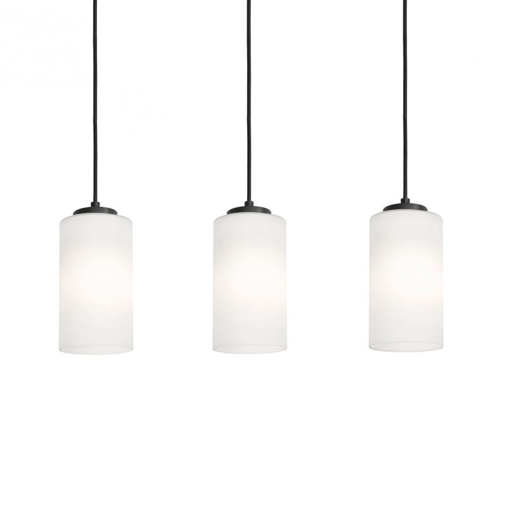 Leo 36&#39;&#39; 3 Light Linear Pendant - BK