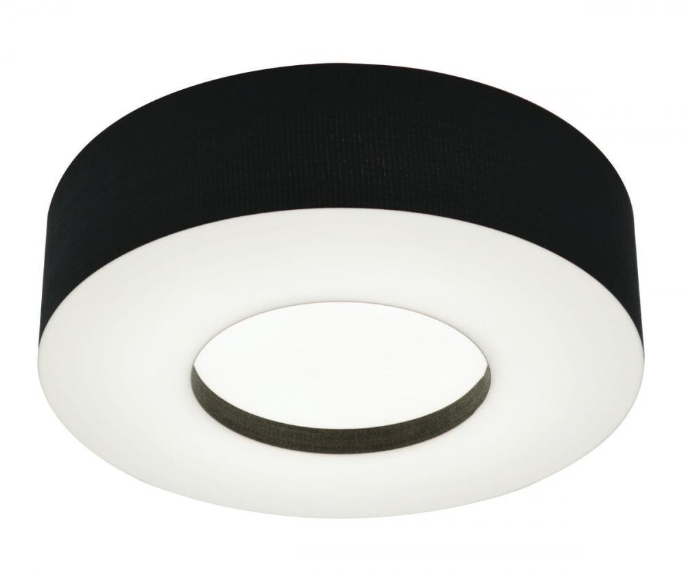 Montclair 20&#39;&#39; LED Flush,120-277V,3 CCT,BK,BB