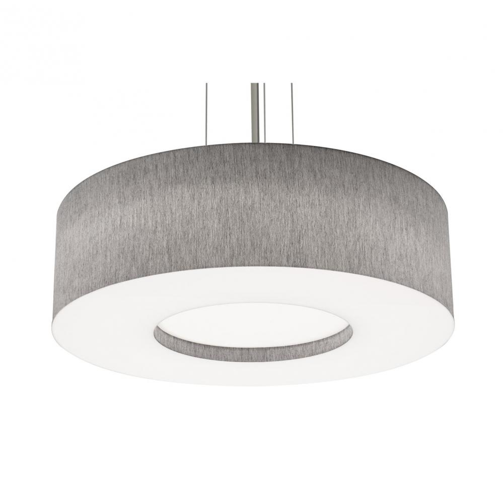 Montclair 24&#39;&#39; Med Base Pendant,BK w/ GY