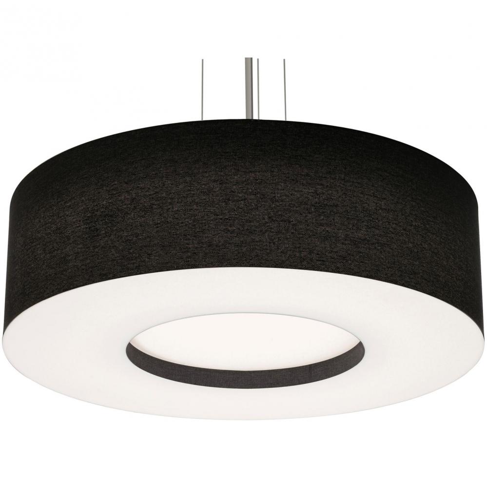 Montclair 30&#39;&#39; LED Pendant,120-277V,5 CCT,SN w/ BK