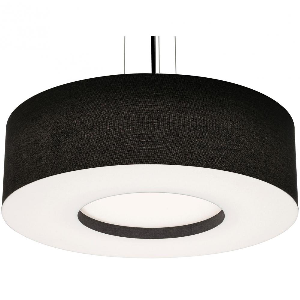 Montclair 30&#39;&#39; Med Base Pendant,BK w/ BK