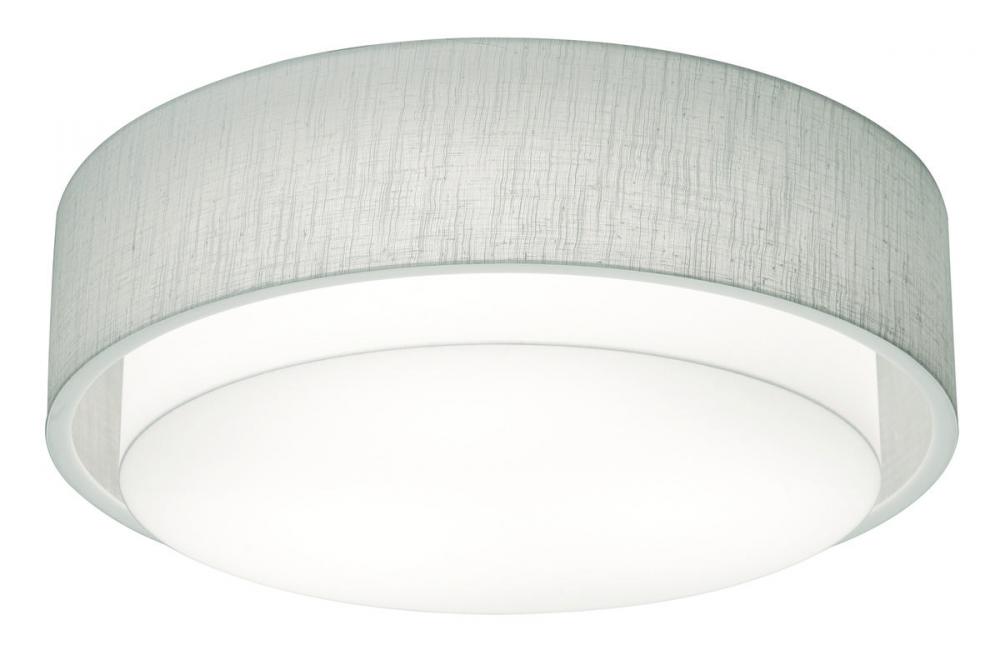 Sanibel 18&#39;&#39; LED Flush,120-277V,3 CCT,LW,LW,BB