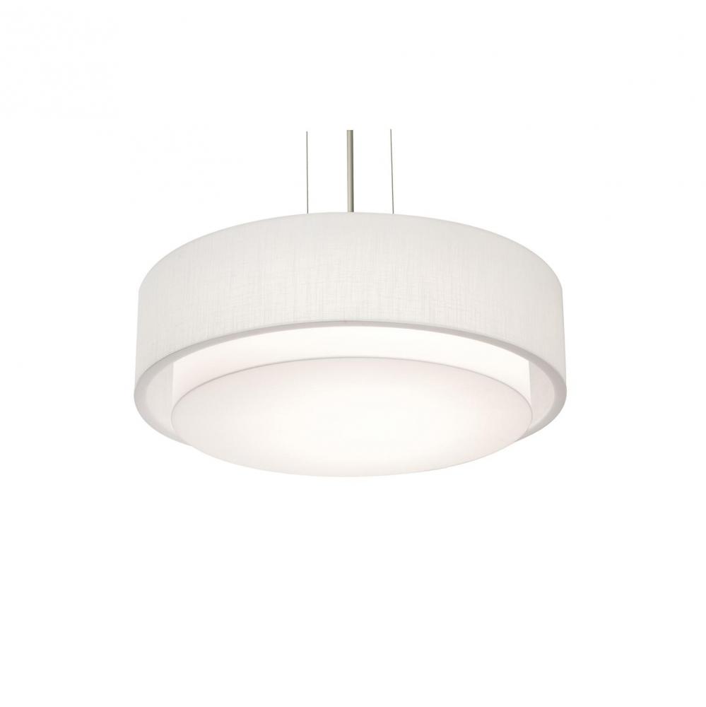 Sanibel 18&#39;&#39; LED Pendant - BK and LW