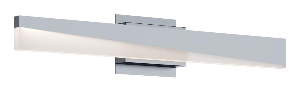 Slant 24&#39;&#39; LED Vanity,120-277V,23W,5 CCT,SN