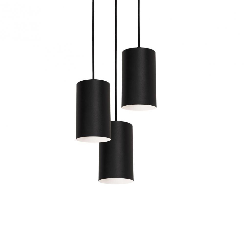 Tyke 18&#39;&#39; 3 Light Round Pendant - BK