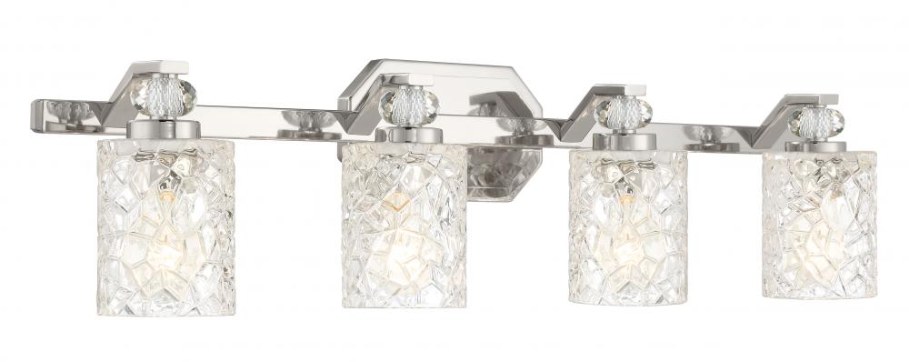 Crystal Kay - 4 Light Bath Vanity