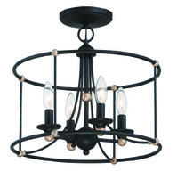 Minka-Lavery 1049-677 - 4 LIGHT SEMI FLUSH