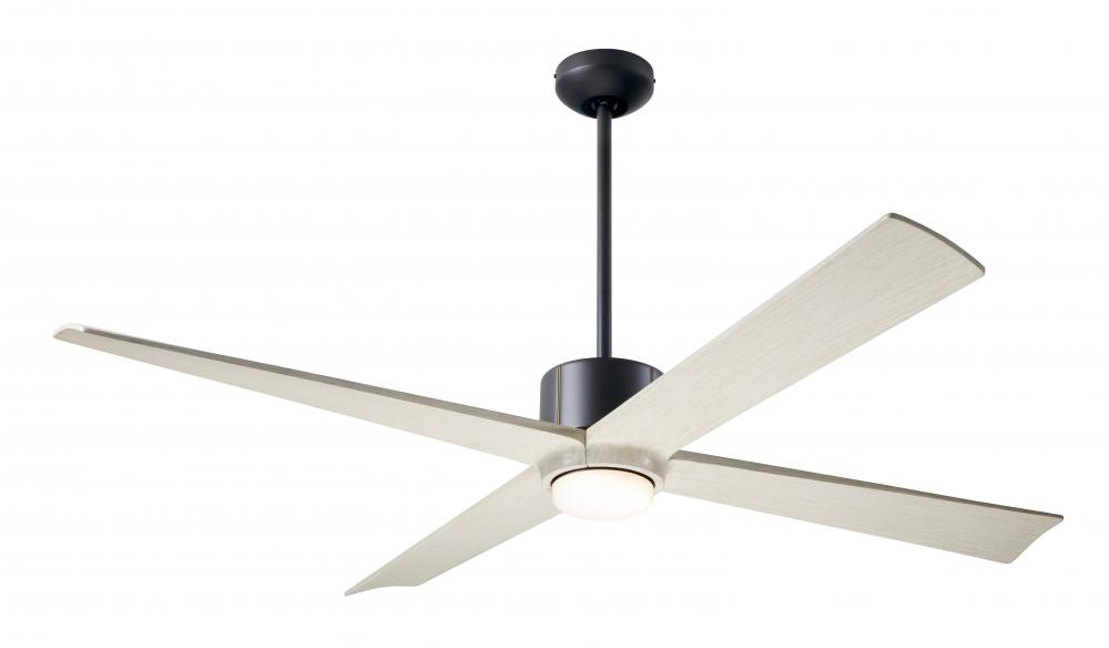 Nouveau DC Fan; Dark Bronze Finish w/ Brass; 56&#34; Whitewash Blades; 17W LED; Remote Control