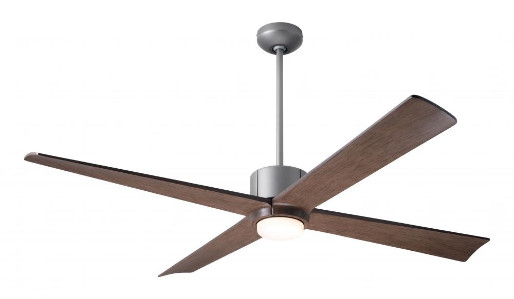 Nouveau DC Fan; Graphite Finish w/ Matte Black; 56&#34; Mahogany Blades; 17W LED; Remote Control