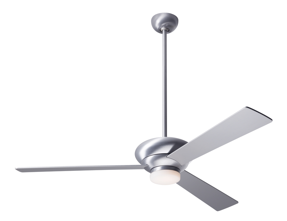 Altus Fan; Brushed Aluminum Finish; 42&#34; Black Blades; 17W LED; Fan Speed and Light Control (3-wi