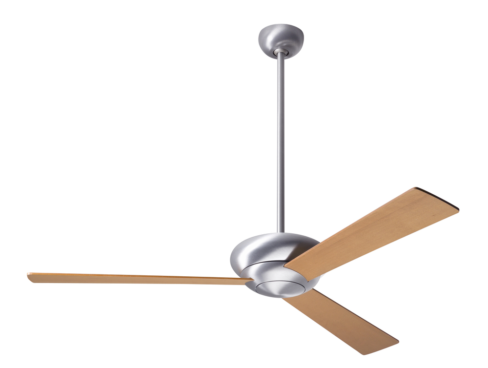 Altus Fan; Brushed Aluminum Finish; 42&#34; Maple Blades; No Light; Fan Speed and Light Control (3-w