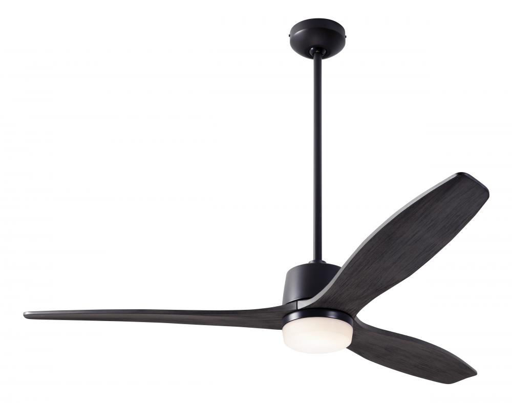 Arbor DC Fan; Dark Bronze Finish; 54&#34; Ebony Blades; 17W LED; Remote Control