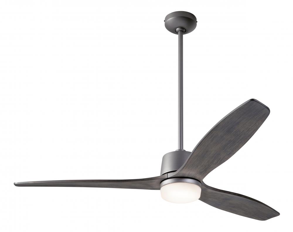 Arbor DC Fan; Graphite Finish; 54&#34; Graywash Blades; 17W LED; Remote Control