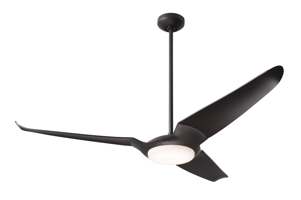 IC/Air (3 Blade ) Fan; Dark Bronze Finish; 56&#34; Nickel Blades; 20W LED; Remote Control