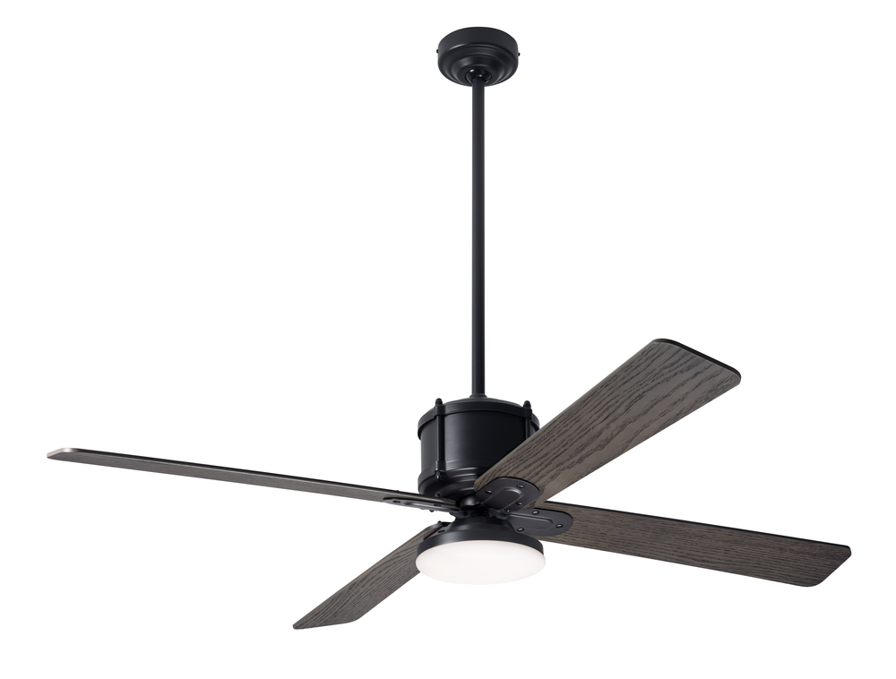 Industry DC Fan; Dark Bronze Finish; 50&#34; Graywash Blades; 20W LED Open; Remote Control