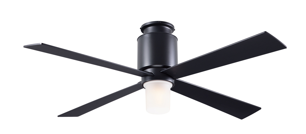 Lapa Flush Fan; Dark Bronze Finish; 50&#34; White Blades; 17W LED; Fan Speed and Light Control (3-wi