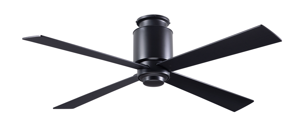 Lapa Flush Fan; Dark Bronze Finish; 50&#34; White Blades; No Light; Wall Control with Remote Handset