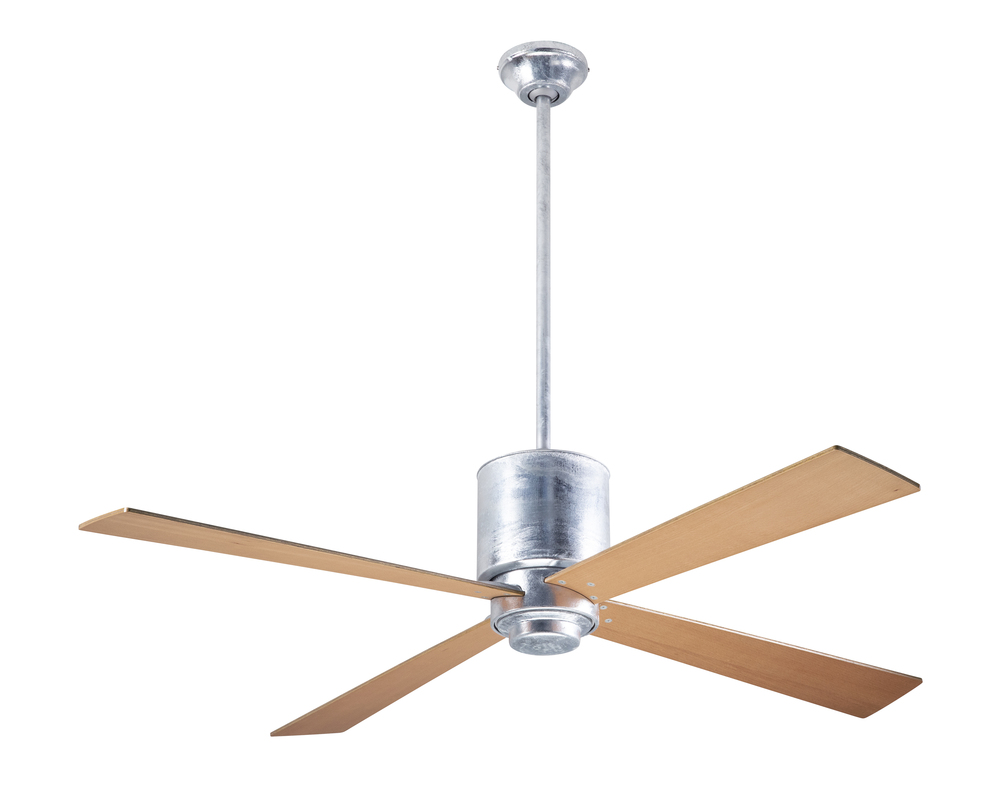 Lapa Fan; Galvanized Finish; 50&#34; Maple Blades; No Light; Fan Speed and Light Control (3-wire)