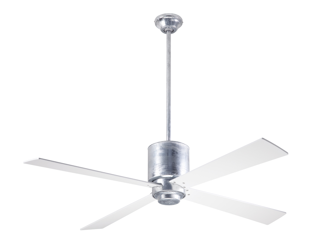 Lapa Fan; Galvanized Finish; 50&#34; White Blades; No Light; Fan Speed Control