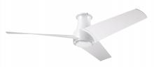 Modern Fan Co. AMB-FM-MW-56-MW-NL-RC - Ambit Flush DC Fan- Matte White Finish; 56" Matte White Blades; No Light; Remote Control