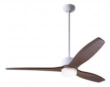 Modern Fan Co. ARB-GW-54-MG-870-RC - Arbor DC Fan; Gloss White Finish; 54" Mahogany Blades; 17W LED; Remote Control