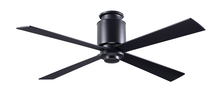 Modern Fan Co. LAP-FM-DB-50-BK-NL-001 - Lapa Flush Fan; Dark Bronze Finish; 50" Black Blades; No Light; Fan Speed Control