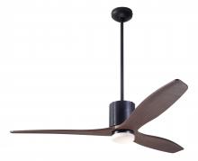 Modern Fan Co. LLX-DBBK-54-MG-271-RC - LeatherLuxe DC Fan; Dark Bronze Finish with Black Leather; 54" Mahogany Blades; 17W LED; Remote