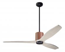 Modern Fan Co. LLX-DBTA-54-WW-NL-WC - LeatherLuxe DC Fan; Dark Bronze Finish with Tan Leather; 54" Whitewash Blades; No Light; Wall Co