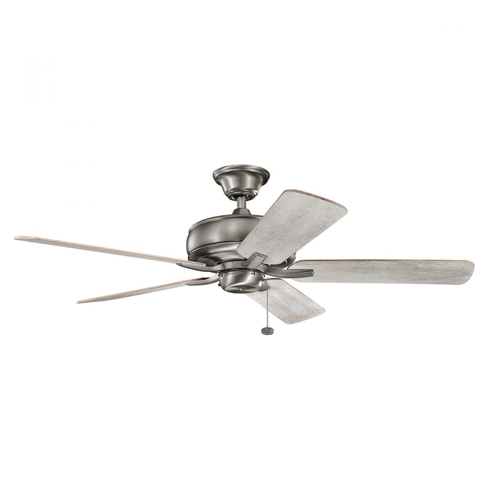 Terra 52&#34; Fan Burnished Antique Pewter