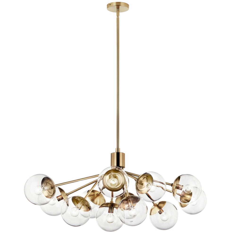 Linear Chandelier Convertible 12Lt