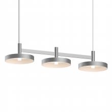 Sonneman 1783.16-PAN - 3-Light Linear Pendant w/Pan Shades