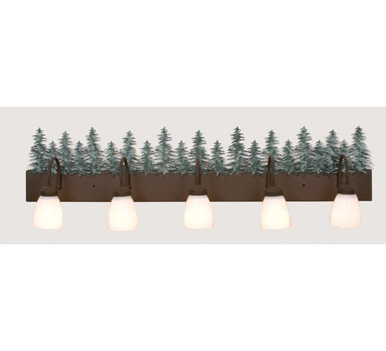 48&#34;W Tall Pines 5 LT Vanity Light