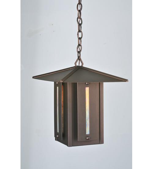 14&#34; Square Moss Creek Horizon Lantern Pendant