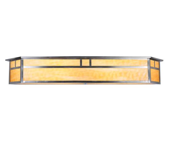 38&#34;W Hyde Park Double Bar Mission Vanity Light