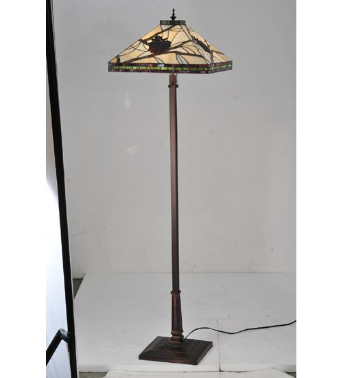 60&#34; High Pinecone Mission Floor Lamp