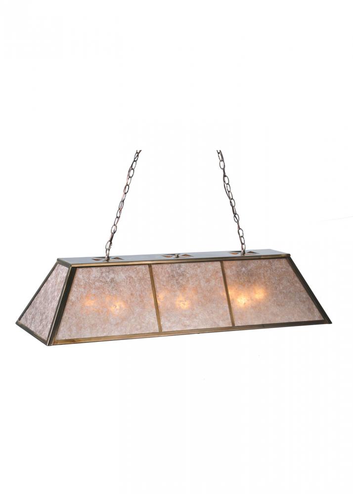 48&#34; Long Tri-Panel Oblong Pendant