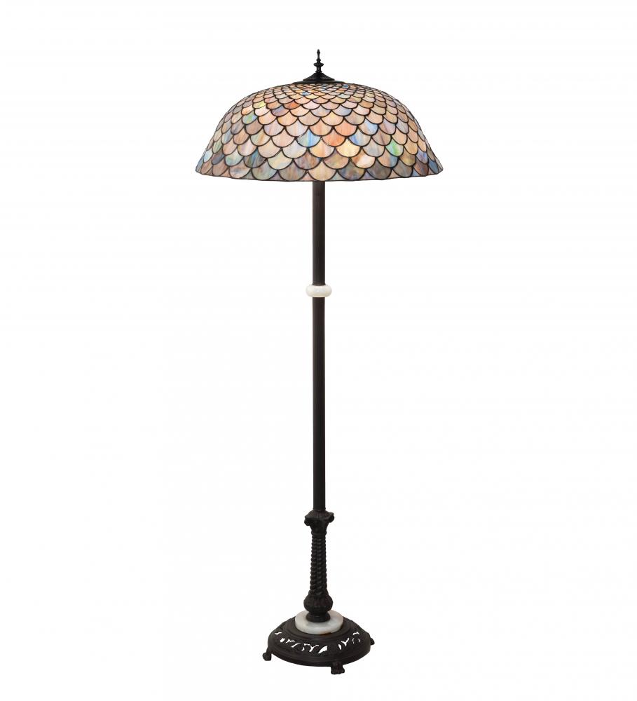 62&#34; High Tiffany Fishscale Floor Lamp