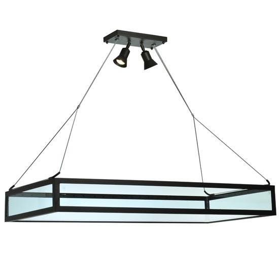 49&#34;L Plateau Oblong Inverted Pendant