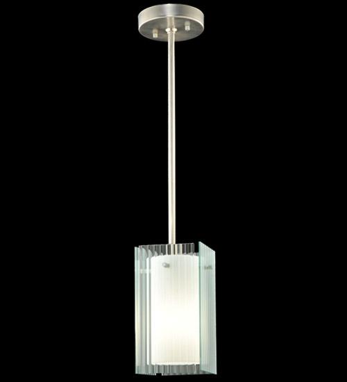 5&#34;Sq Metro Fluted Quadrato Mini Pendant