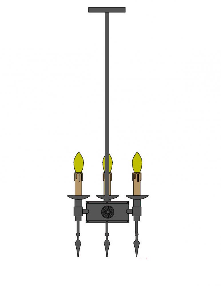 8&#34;W Warwick 3 LT Mini Pendant