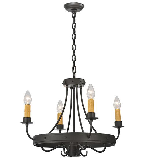 25&#34;W Franciscan 4 LT Chandelier