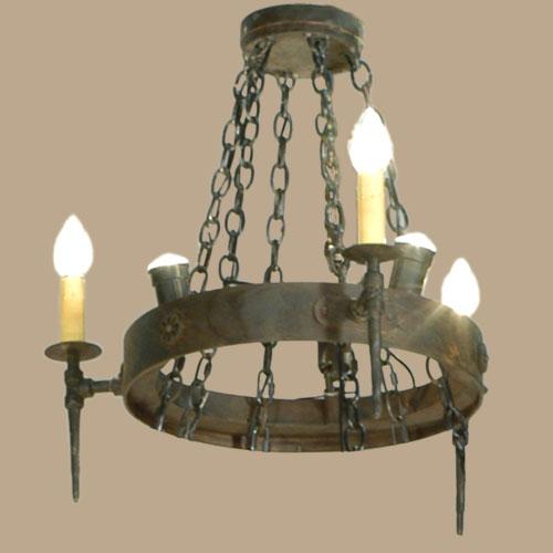 27&#34; Wide Warwick 6 Light Chandelier