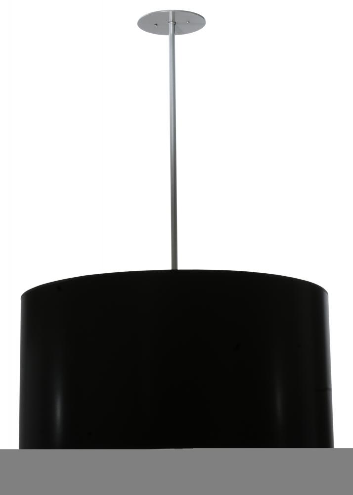 32&#34;W Cilindro Black Paper Pendant