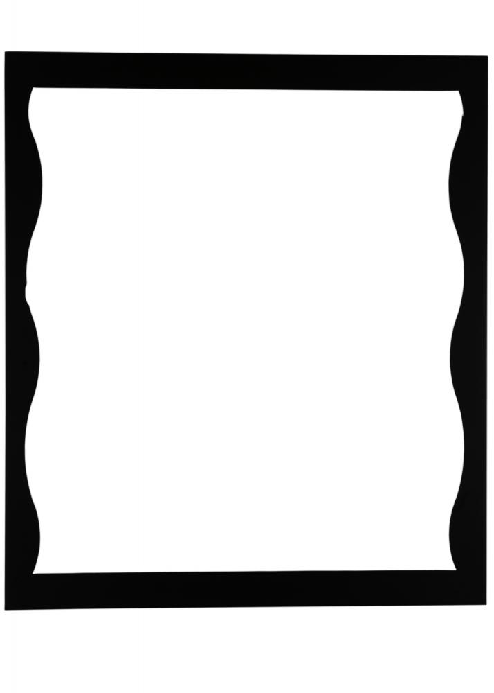 28&#34; WIDE X 32&#34;HIGH WAVY MIRROR FRAME